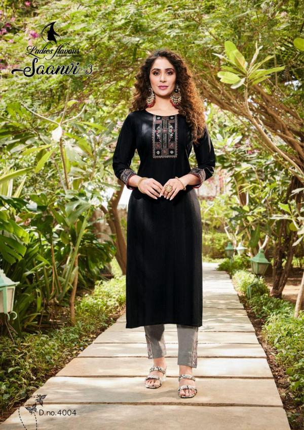 LF Saanvi 3 Designer Embroidery Festive Kurti With Bottom